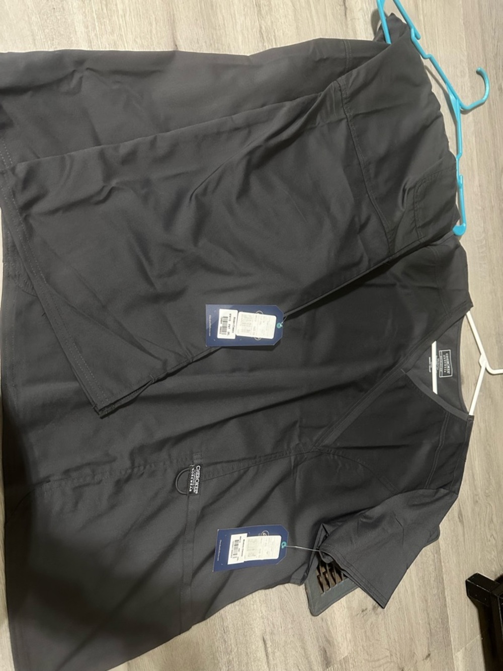 Gray Medical Scrubs set